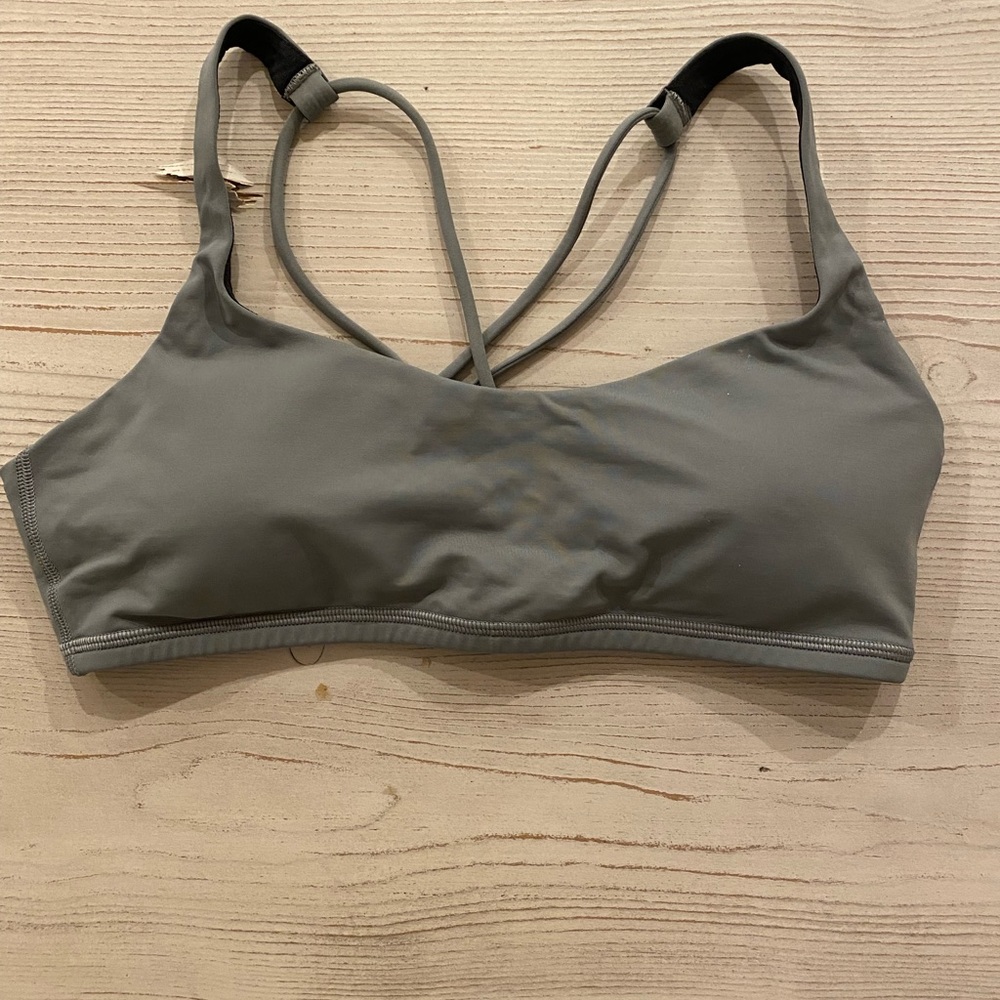Lululemon free to be bra size 8 gray